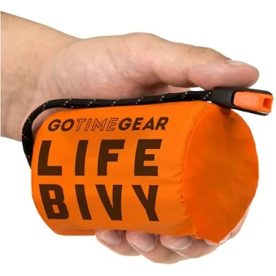 Imagen de Go Time Gear Life Bivy Emergency Sleeping Bag Thermal Bivvy Use as Sack, Survival Bag, Mylar Blanket