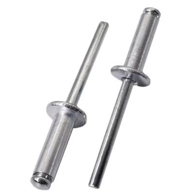 Imagen de SKIR&#039;CO 100 remaches ciegos de aluminio 6 x 20 mm, mandril acero, pop, cabeza cúpula, DIN 7337