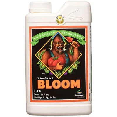 Imagen de Advanced Nutrients 1201 14 Bloom pH Fertilizante, 1 litro, marrón/A
