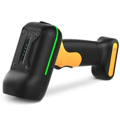 Imagen de Inateck Escáner de Códigos Barras Industrial Bluetooth, 1D 2D QR Inalámbrico con IP67 a Prueba Agua y Polvo, Handscanner Aplicación SDK, BCST 75
