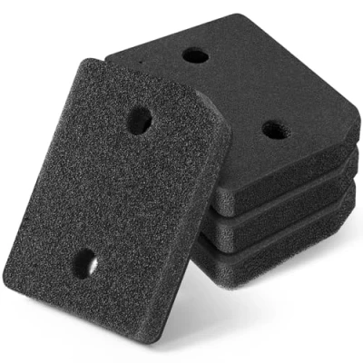 Imagen de Inwee 4 Filtros de Secadora Compatibles con Miele T1 9164761, Filtro Esponja Repuesto para Secadora, 207 x 157 30 mm, Espuma