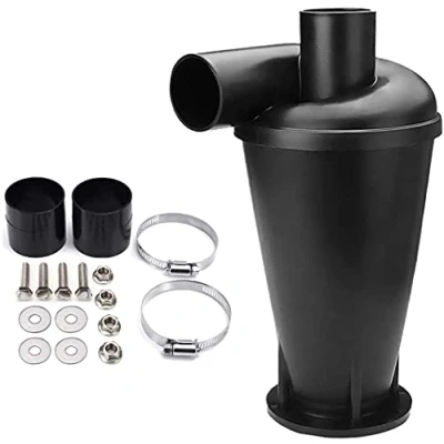 Imagen de Yinong Filtro profesional ciclónico colector de polvo/colector polvo/tecnología extracción aspiradoras Separador/ciclón polvo (negro)