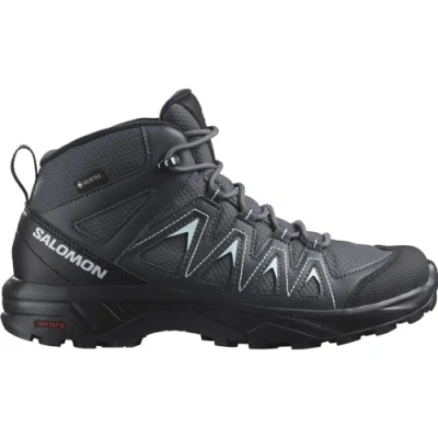 Imagen de Salomon X Braze MID GTX Zapatillas de senderismo, Mujer, Talla: 41 1/3, Ebony/india ink/bleached aqua Zapatos