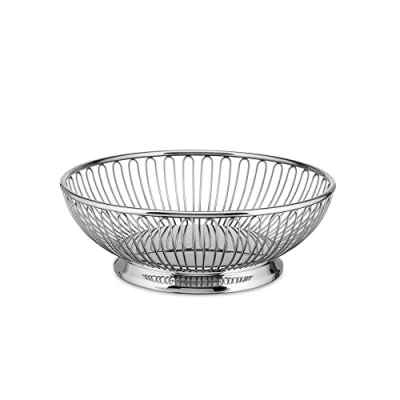 Imagen de Alessi 826/20 Pieza Central de Diseño en Alambre, Acero Inoxidable 18/10, Pulido, M