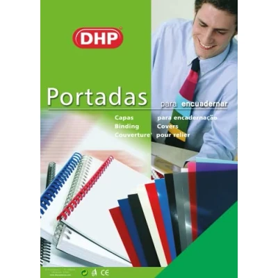Imagen de Pack de 100 Portadas para Encuadernar PVC, Opaca, Formato A4, 0,18 mm Grosor, Verde