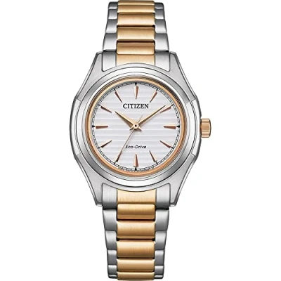 Imagen de Citizen Reloj Analógico para Mujeres de Cuarzo japonés con Correa en Acero Inoxidable FE2116 85A