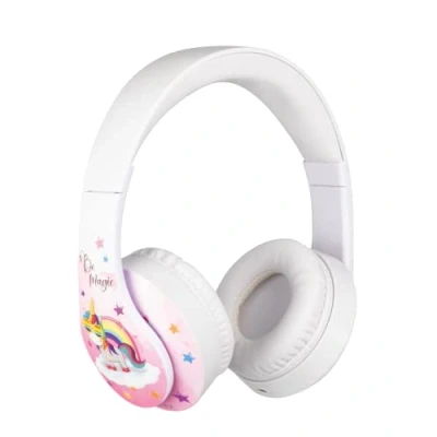 Imagen de Konix Auriculares universales con Cable para Juegos Unik, Altavoces de 50 mm, micrófono Integrado, 1,2 m, diseño Unicornio Be Magic