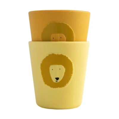 Imagen de Trixie Set 2 Vasos Silicona Mr. Lion