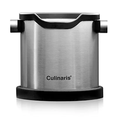 Imagen de Culinaris Recipiente para posar café espresso, de acero inoxidable, accesorio máquinas (acero inoxidable)