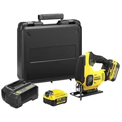 Imagen de STANLEY FATMAX SFMCS600M2K QW SIERRA DE CALAR V20 LI ION 18V CON 2 BATERÍAS 4Ah, CARGADOR Y MALETÍN