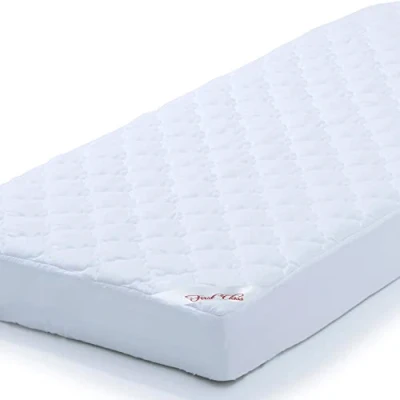 Imagen de CelinaTex First Class Protector de colchón Debajo la Cama, poliéster, Blanco, Tamaños Especiales, 120 x 200 cm