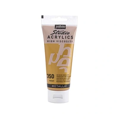 Imagen de Pébéo Acrílico Fine Studio Pintura acrílica Oro Rico 100 ml