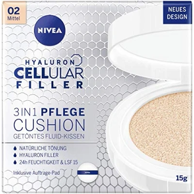 Imagen de NIVEA Almohada 3 en 1 antiedad para tonificación e hidratación natural, pieles medianas, 15 ml