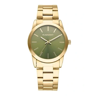 Imagen de Radiant Colección Basic Reloj analógico de Cuarzo. Pulsera para Mujer. Brazalete con Esfera Dorada Acero Inoxidable. Tamaño 36mm. 3ATM.