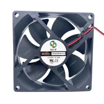 Imagen de CYRMZAY Ventilador Compatible para DCF DD92DBVM 012 12V 0.16A 9CM 9025 2 Wire refrigeración