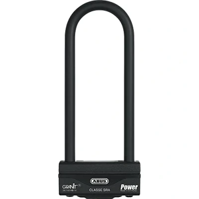 Imagen de ABUS 57149 Antivol Moto U Granito Power 58/140hb100 III Série limitée homologué Sra, Noir
