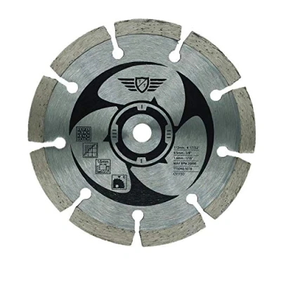 Imagen de Topstools CS115D Hoja de sierra con punta diamante (115 mm, 9,5 compatible Worx WorxSaw XL WX427, WX429, WX439, 400 W, 700 W)