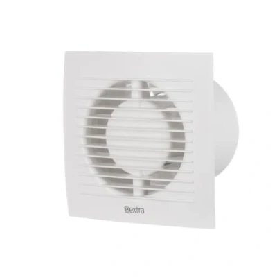 Imagen de EUROPLAST Ø 100mm Extractor de Baño Aire Silencioso Blanco Ventilador Pared para Cocina, Garaje, WC