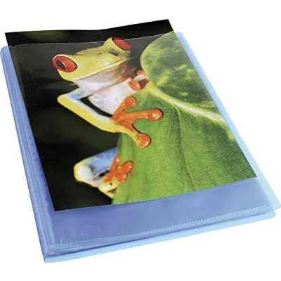 Imagen de Exacompta 5762E Carpeta de 60 fundas, A4, color azul