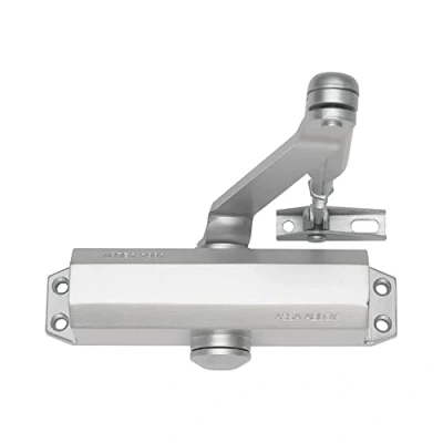 Imagen de Assa Abloy 03012490 Cierrapuertas con Brazo Articulado, Plata, Sin Retención
