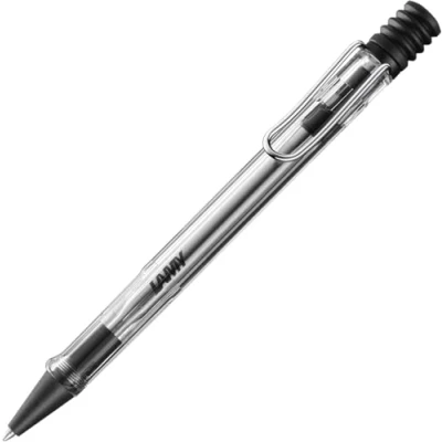 Imagen de Lamy safari vista Bolígrafo con empuñadura ergonómica y ancho de trazo M para una agradable escritura prolongada hecho robusto plástico ASA recambio gran capacidad 16 en negro