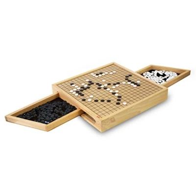 Imagen de goki Tablero de Juego Go con cajones, Multicolor (56916)