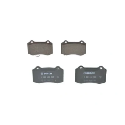 Imagen de BOSCH 0 986 494 393 Juego de pastillas freno Low Metallic Chapa antichirridos, con instrucciones montaje VOLVO: S60 I, V70 2