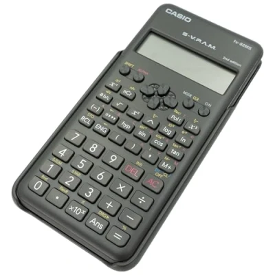 Imagen de Casio FX 82MS 2 S MH Calculadora Cientifica de 240 Funciones con Pantalla Lineas, Negro, Med