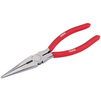 Imagen de Draper Redline 68238 alicates de punta larga resistentes con asas sumergidas PVC, aguja 200 mm