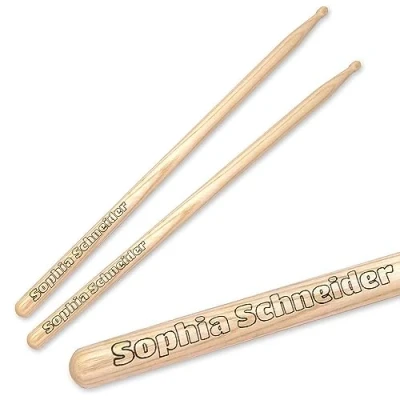 Imagen de keepdrum Baquetas 5A personalizadas con grabado