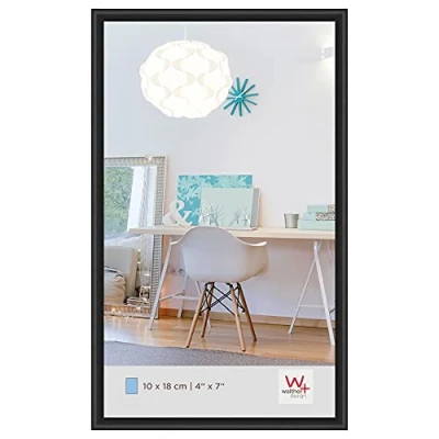 Imagen de walther design KV118B New Lifestyle marco de fotos plástico, 10x18 cm, negro