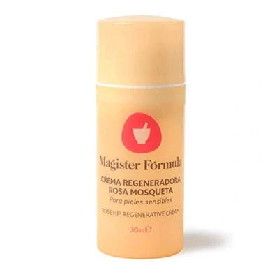 Imagen de Crema Regeneradora Rosa Mosqueta 30ml Hidratante facial con extracto de aceite 100% Puro Pieles Sensibles Para Mujer y Hombre Día Noche Magister Formula