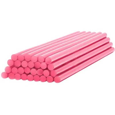 Imagen de EKKJNQ barras de pegamento caliente, 30 unidades, multicolor, 7 x 200, 11 200 mm para pistola caliente (rosa, mm)
