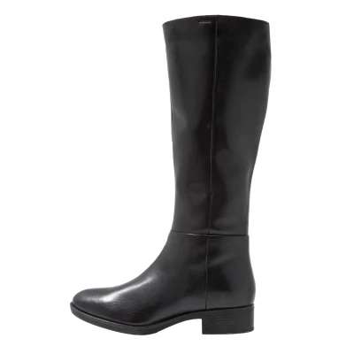 Imagen de Geox D Felicity, Botas Altas hasta la Rodilla Mujer, Negro, 38 EU