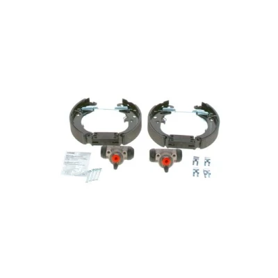 Imagen de BOSCH 0 204 114 619 Kit frenos, disco de tambor con accesorios, cilindro freno rueda FIAT: Panda II Hatchback