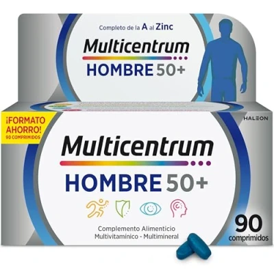 Imagen de Multicentrum Hombre 50+ 90 Comprimidos
