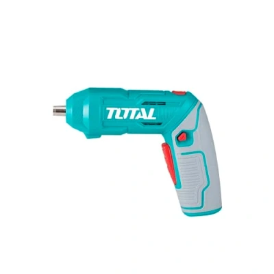Imagen de TOTAL Atornillador a Batería 4V Inserción de 1/4&#039;&#039; 2 Posiciones Trabajo Puerto Carga USB Tipo C Luz LED Incluye Maletín con 19 Puntas integrada No Cargador