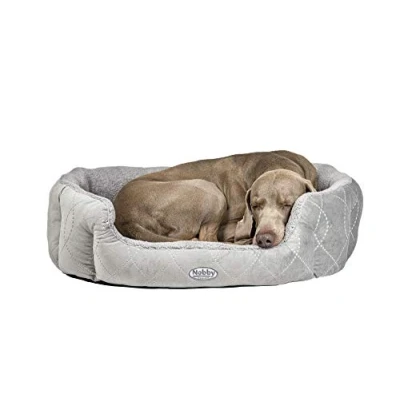 Imagen de Nobby Komfort Bett Oval CENO Grau/Grau L x B H: 45 40 19 cm