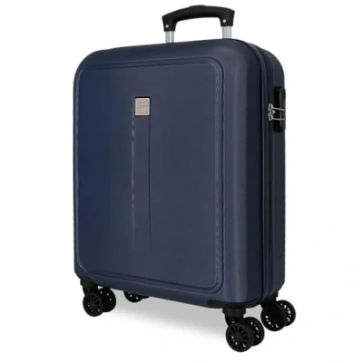 Imagen de Roll Road Camboya Maleta de Cabina Azul 40x55x20 cms Rígida ABS Cierre combinación Lateral 37L 2,56 kgs 4 Ruedas Dobles Equipaje Mano