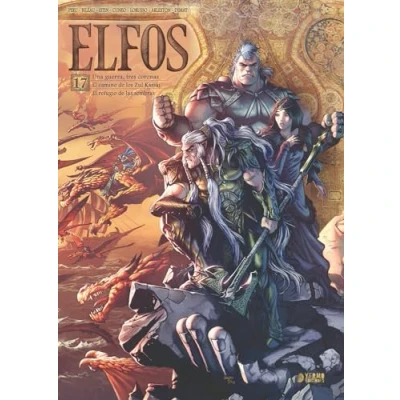 Imagen de Elfos 17. una guerra, tres coronas/ el camino de los zul kassai/ refugio las sombras