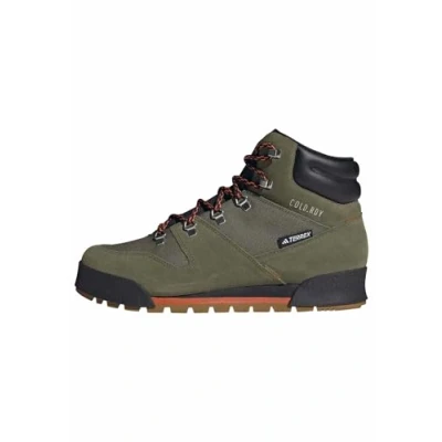 Imagen de adidas Terrex Snowpitch Cold.Rdy Hiking Shoes, Zapatillas Medias Que no Son de fútbol Hombre, Olive strata/Bronze strata/Semi Impact Orange, 51 EU