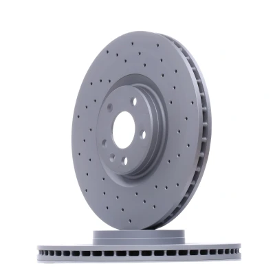 Imagen de ZIMMERMANN 250.1395.52 Disco de freno 350 25 5/5 5 108 ventilación interna, perforado revestido altamente carbonizado FORD: FOCUS 3