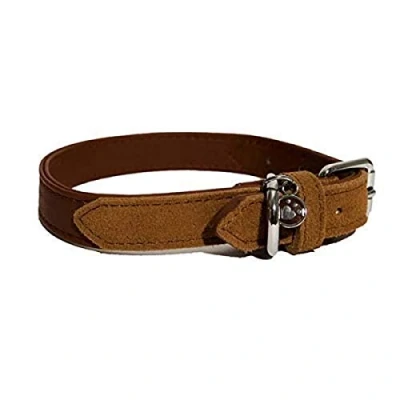 Imagen de Rosewood Collar de Piel para Perros, Color Negro
