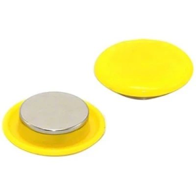 Imagen de First4magnets F4M40ND2 YELLOW 2 Alta potencia ø imán 40 mm x altura 11 amarillo pack