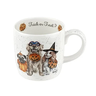 Imagen de Wrendale Designs Taza con texto &quot;Trick or Treat&quot;