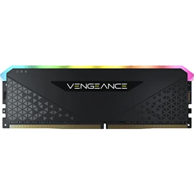 Imagen de Corsair Vengeance RGB RS 16GB (1x16GB) DDR4 3200MHz C16 Memoria de Sobremesa (Iluminación Dinámica RGB, Tiempos Respuesta Reducidos, Compatible con Intel &amp; AMD 300/400/500 Series) Negro