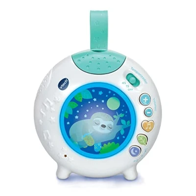 Imagen de VTech Duerme Conmigo, Proyector portátil para Cuna, Juguete bebés +0 Meses, Versión ESP, Color Azul (3480 540322)