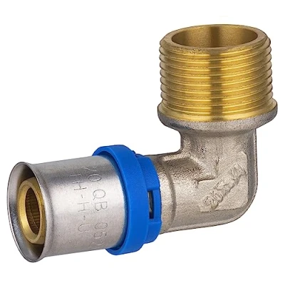 Imagen de Codo Macho 3/4 multicapa prensar Ø20 QUICK PLOMBERIE