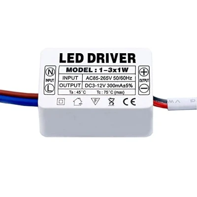 Imagen de YSSMAO Conductor LED 300MA 1 3W 4 7W 8 12W 18 25W 36W Fuente de alimentación Adapt Unidad AC85 265V Luces transformadores Controlador para Leds,3w