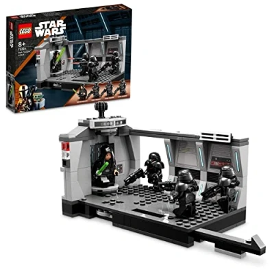 Imagen de LEGO 75324 Star Wars Ataque de los Soldados Oscuros, Juego Construcción The Mandalorian con Mini Figura Luke Skywalker Espada Láser